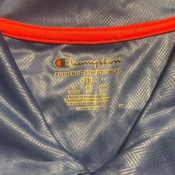 Champion Kansas Jayhawks Polo Shirt NWT XXL - Picture 3 of 9